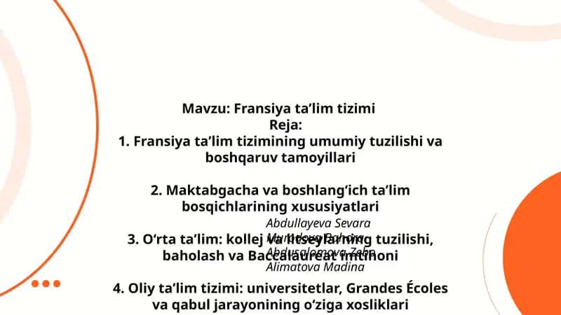 Fransiya taʼlim tizimi