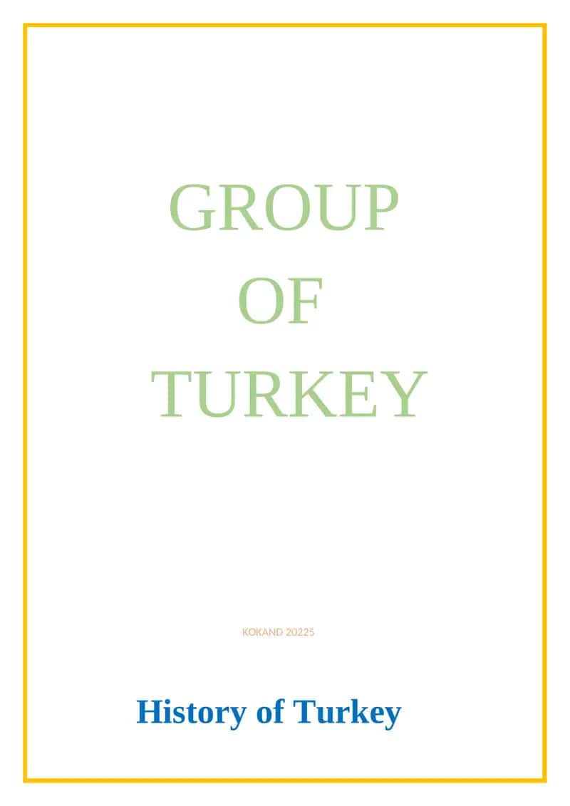 History of Turkey