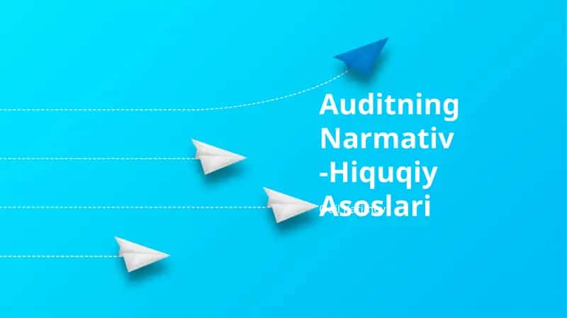 Auditning Narmativ -Hiquqiy Asoslari