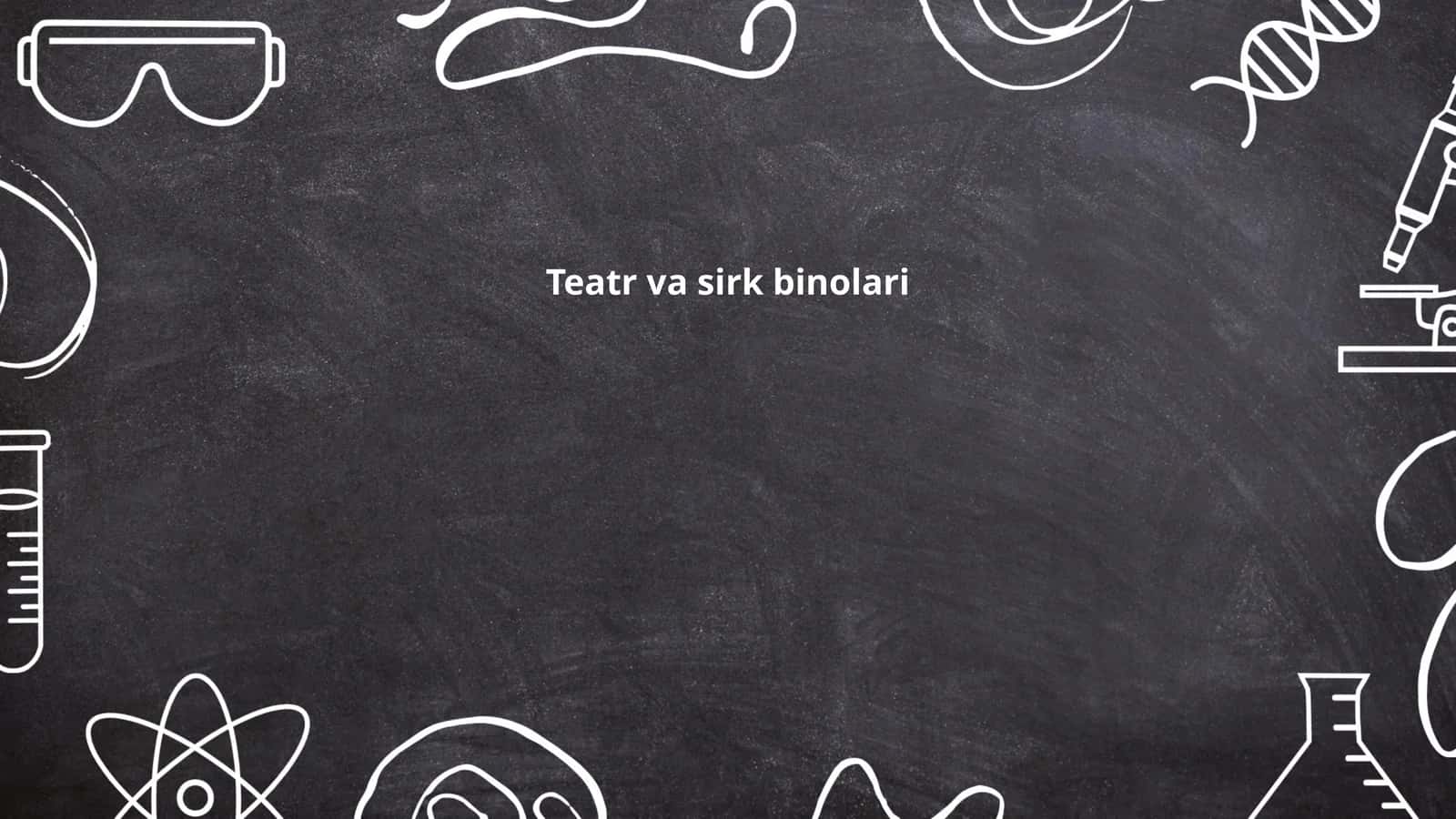 Teatr va sirk binolari
