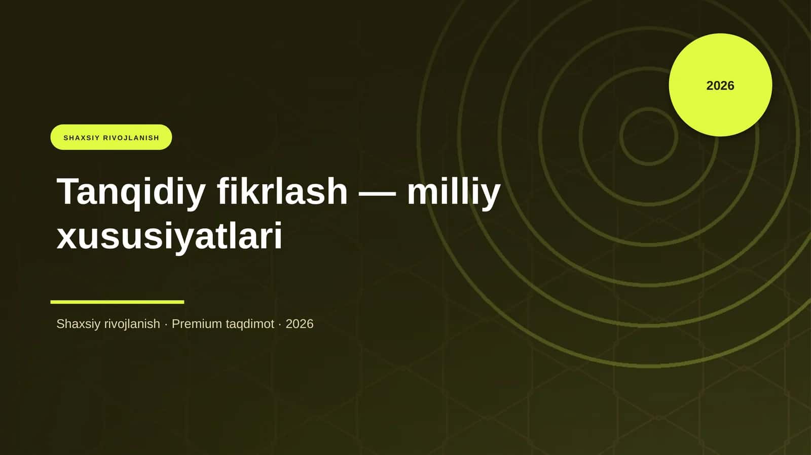Tanqidiy fikrlash — milliy xususiyatlari
