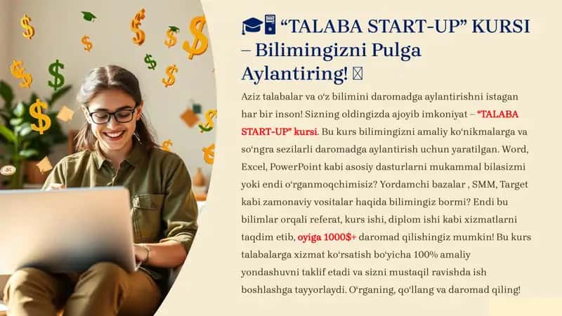 “TALABA START-UP” KURSI