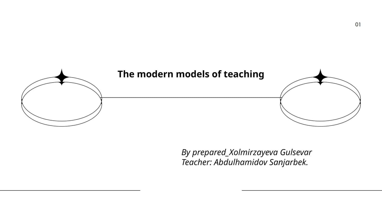 The modern models of teaching
