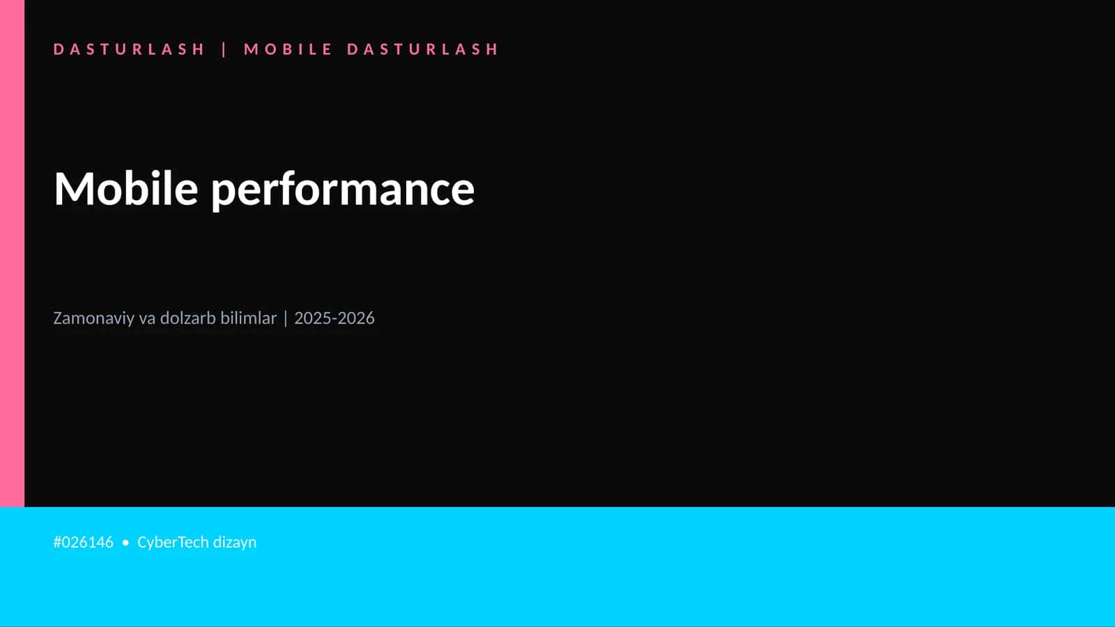 Mobile performance