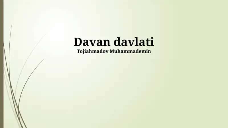 Davan davlati