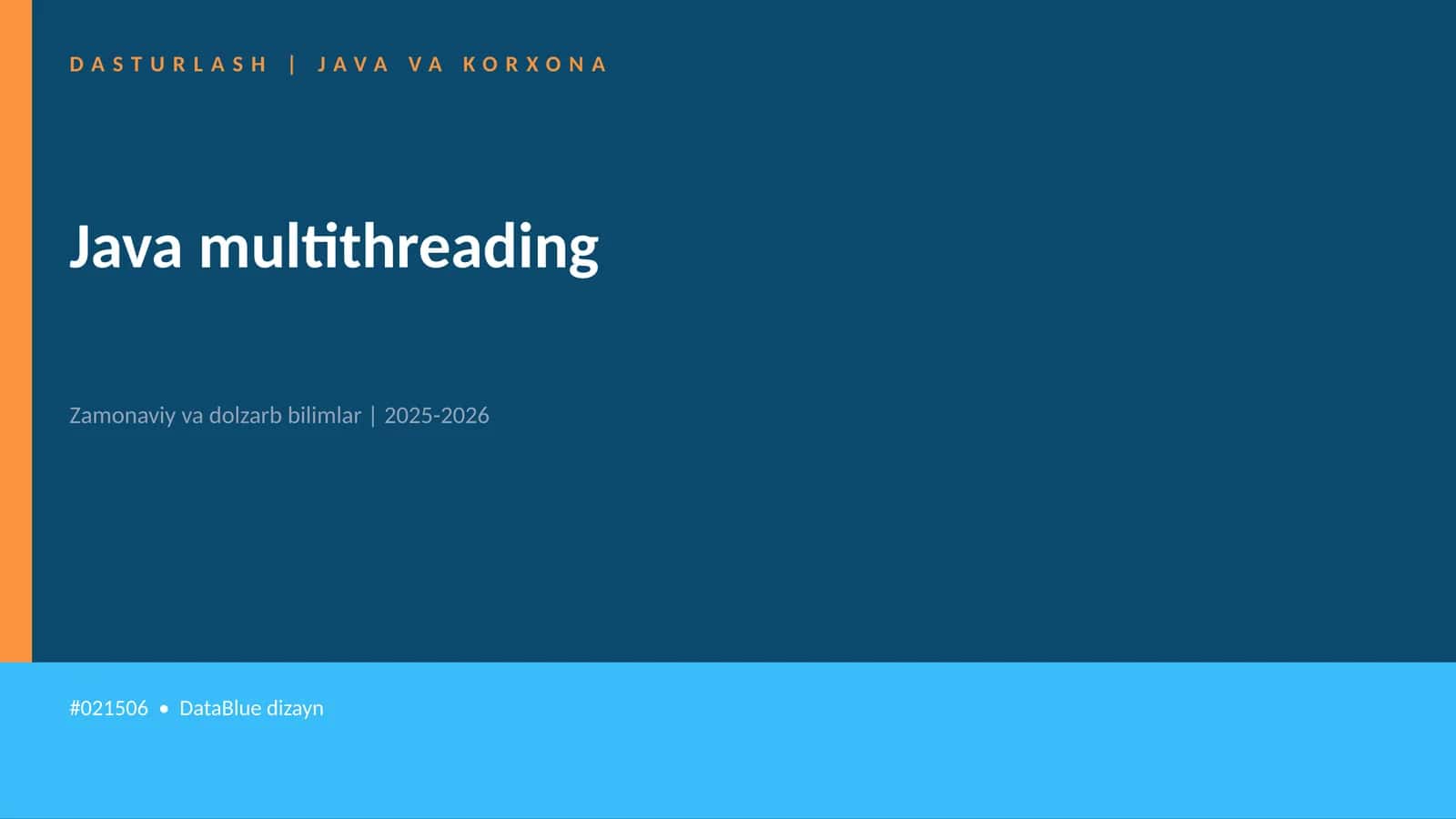 Java multithreading