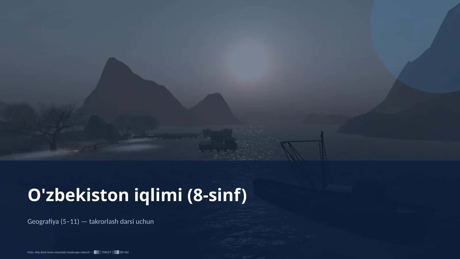 O'zbekiston iqlimi (8-sinf)