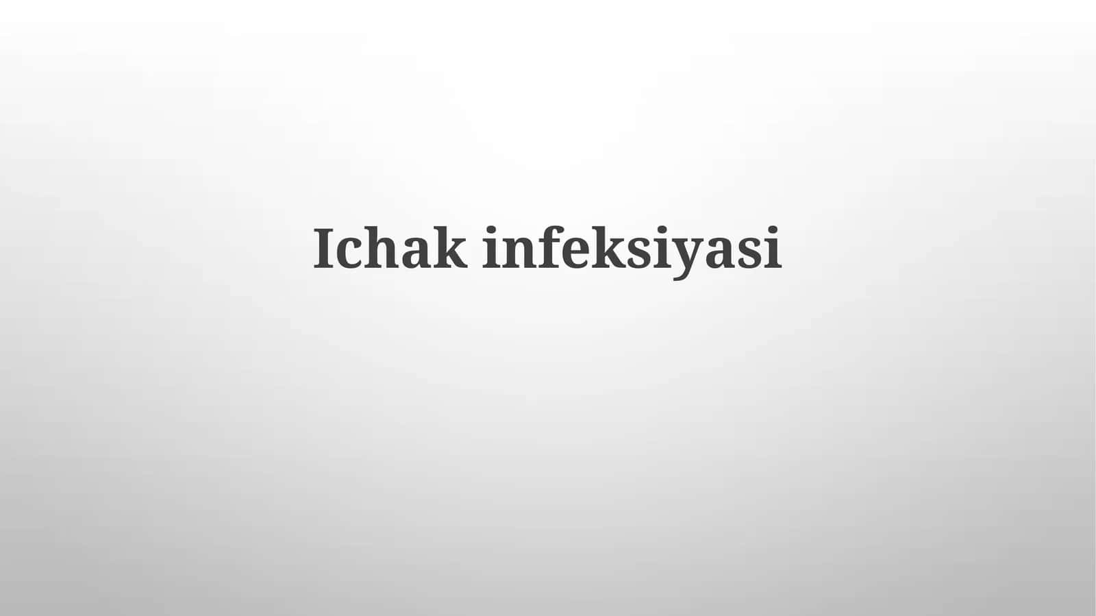 Ichakinfeksiyasi