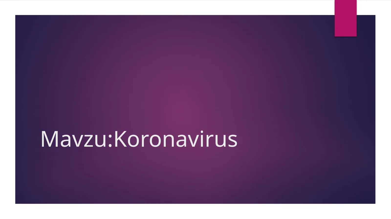 Koronavirus