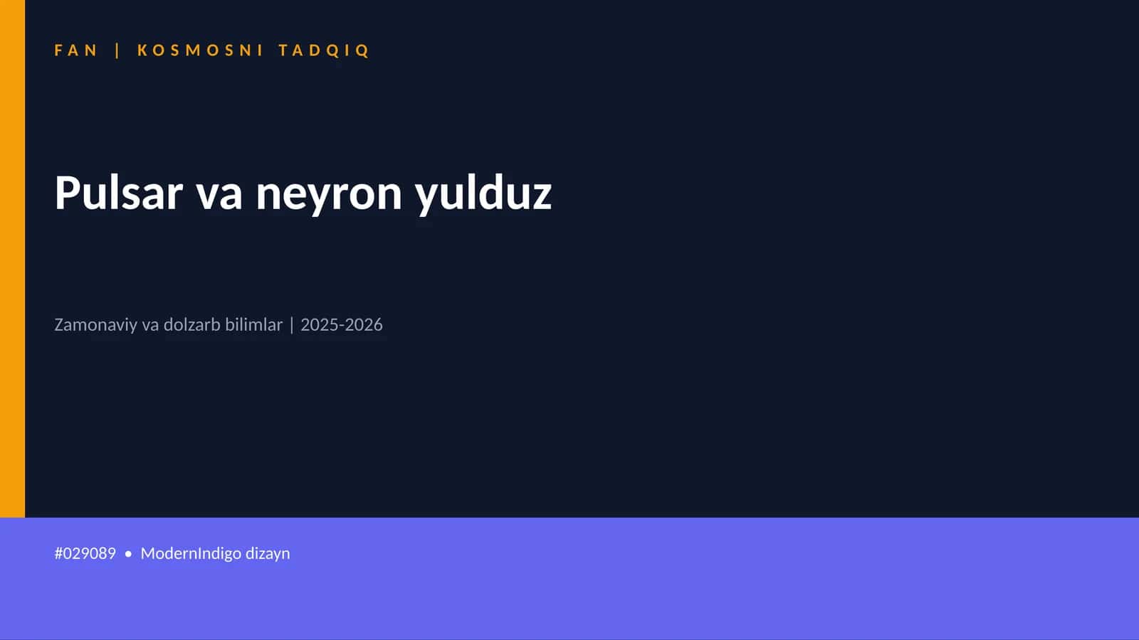KOSMOSNI TADQIQ
