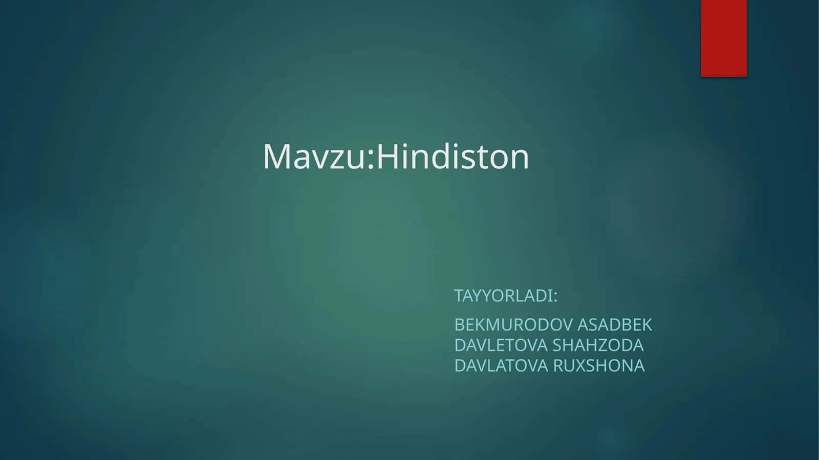 Hindiston