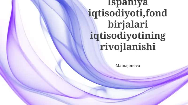 Ispaniya iqtisodiyoti