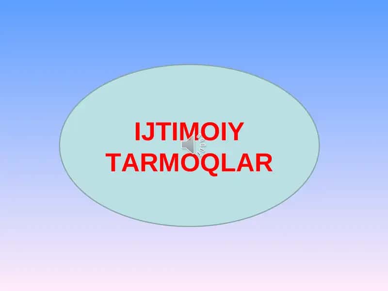 Ijtimoiy tarmoqlar. Myspace