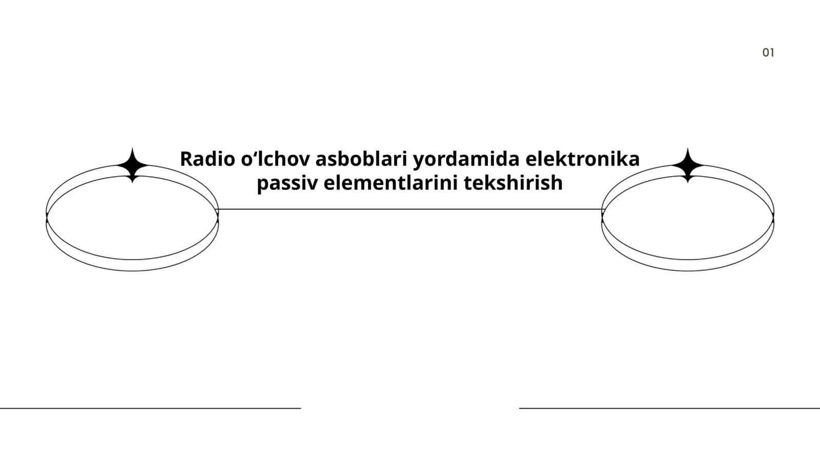 Radio oʻlchov asboblari yordamida elektronika passiv elementlarini tekshirish