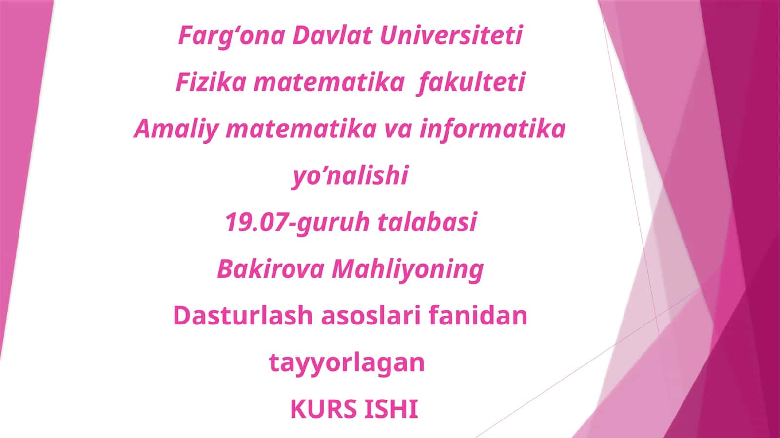 C# DASTURLASH TILIDAHelpProviderkomponentasiyordamidadasturlaryaratish