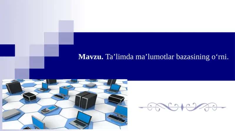 Ta’limdagi Ma’lumotlarbazasi