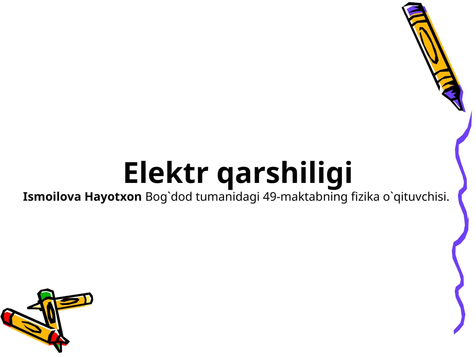 Elektr qarshiligi