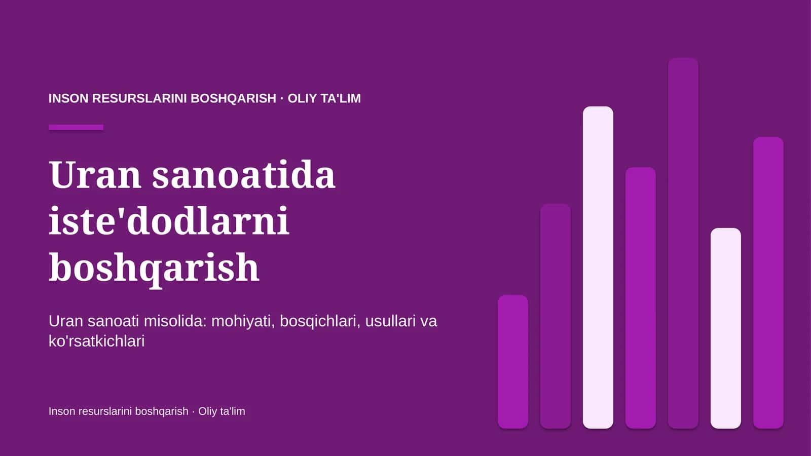 uran sanoatida iste'dodlarni boshqarish 4783