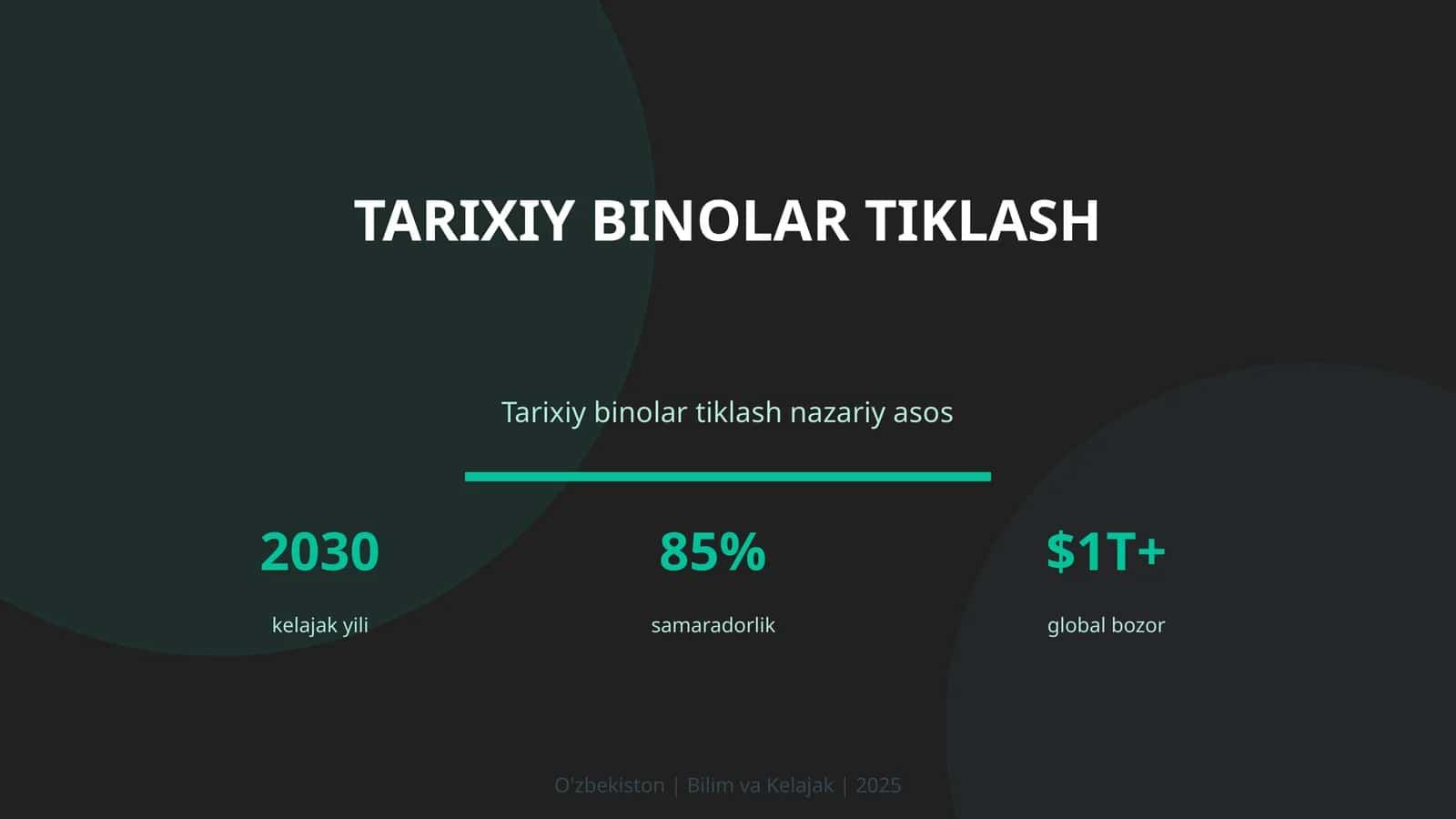 Tarixiy binolar tiklash
