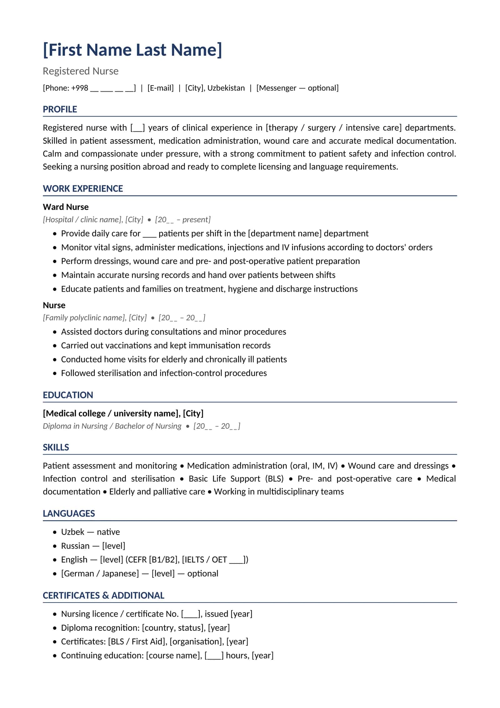 CV 04 English Nurse