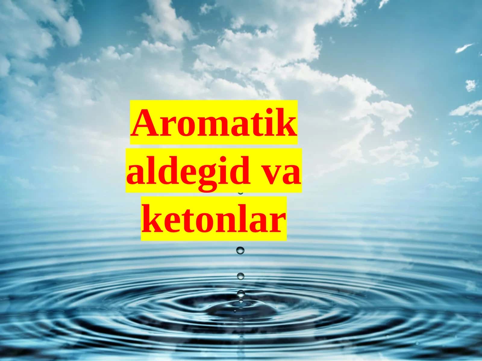 Aromatikaldegid vaketonlar