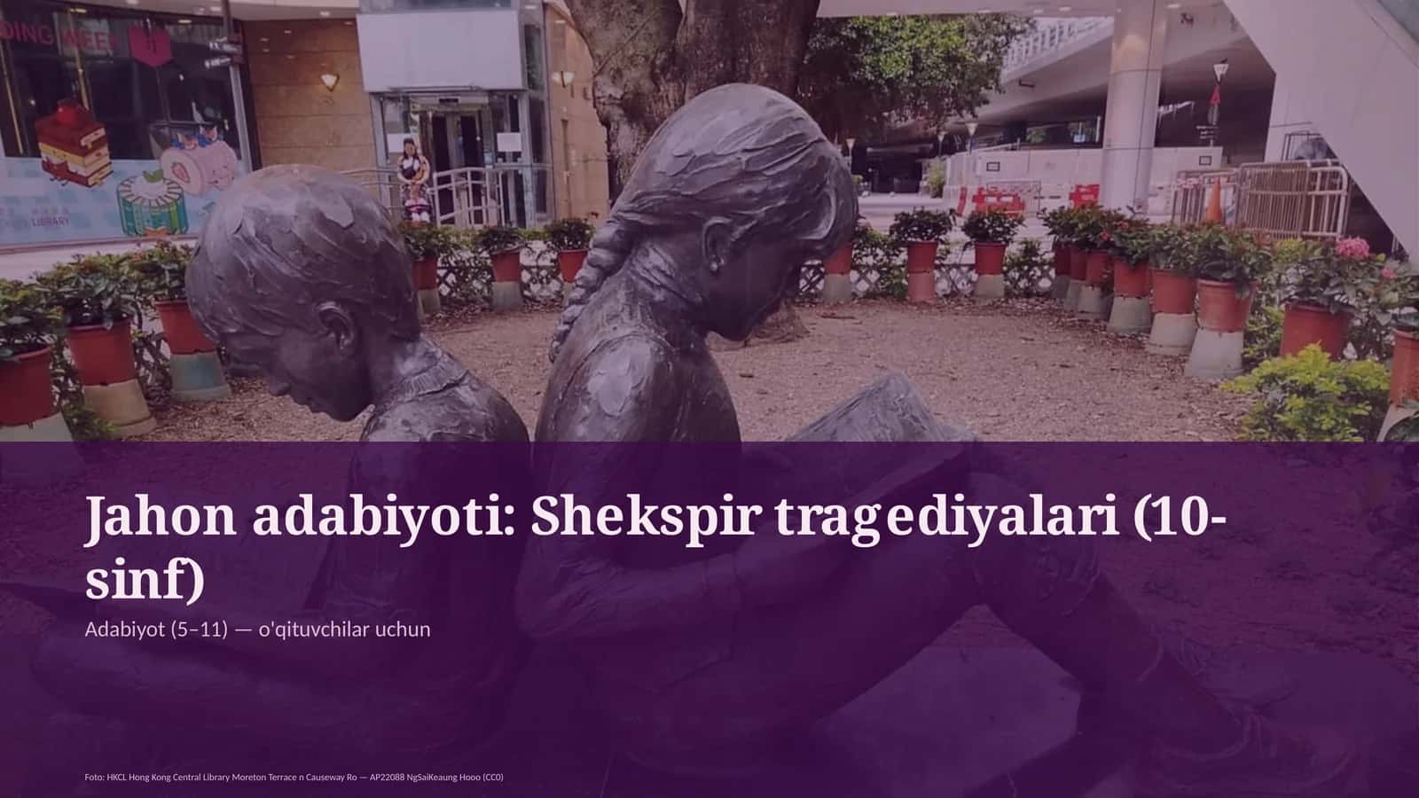 Shekspir tragediyalari (10-sinf)