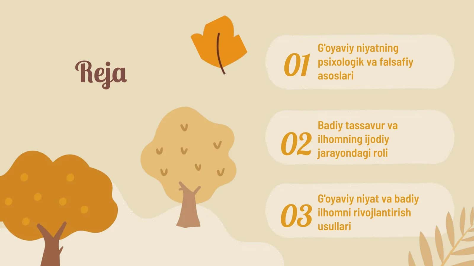 G'oyaviy niyatning psixologik va falsafiy asoslari
