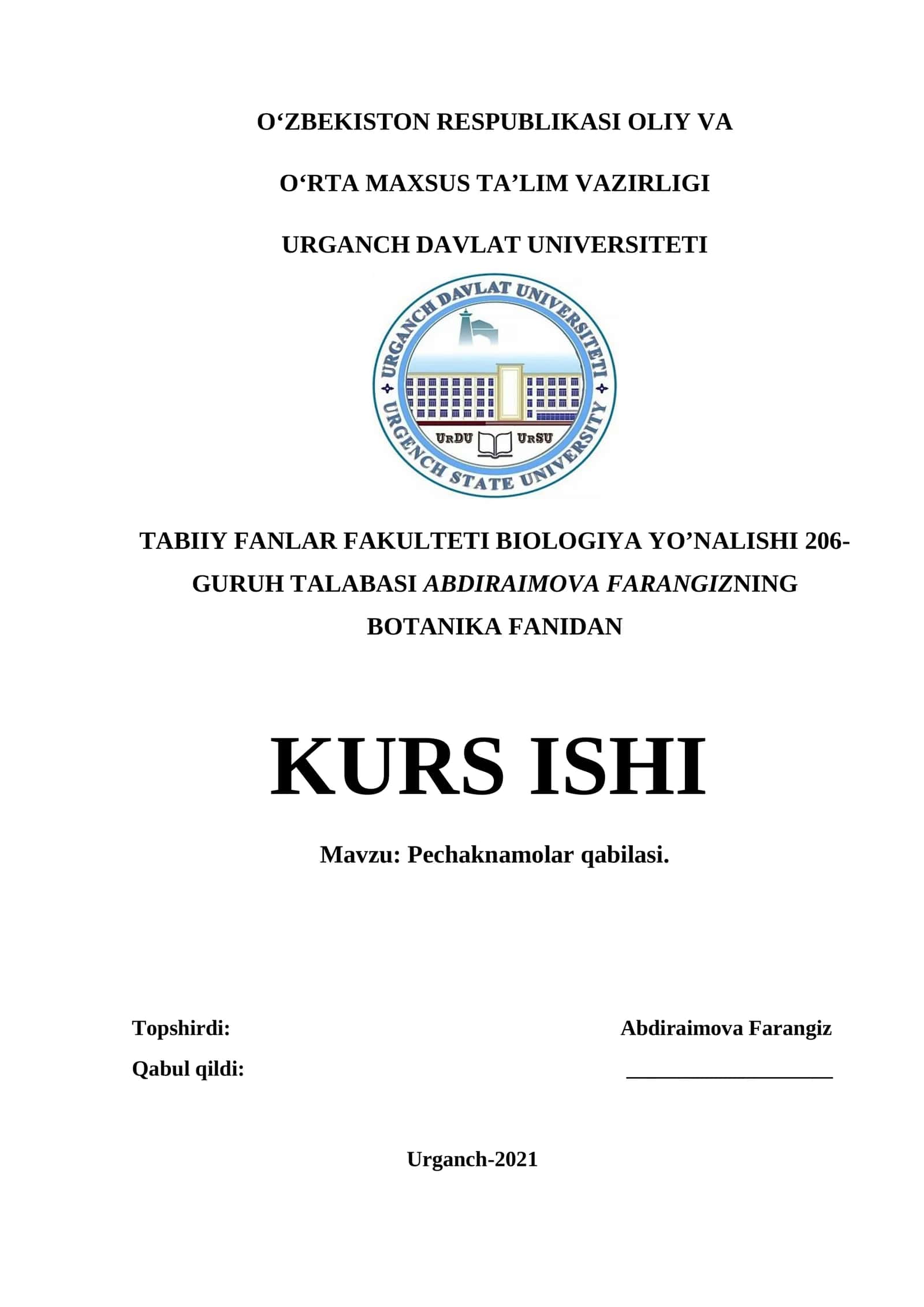 Pechaknamolar qabilasi