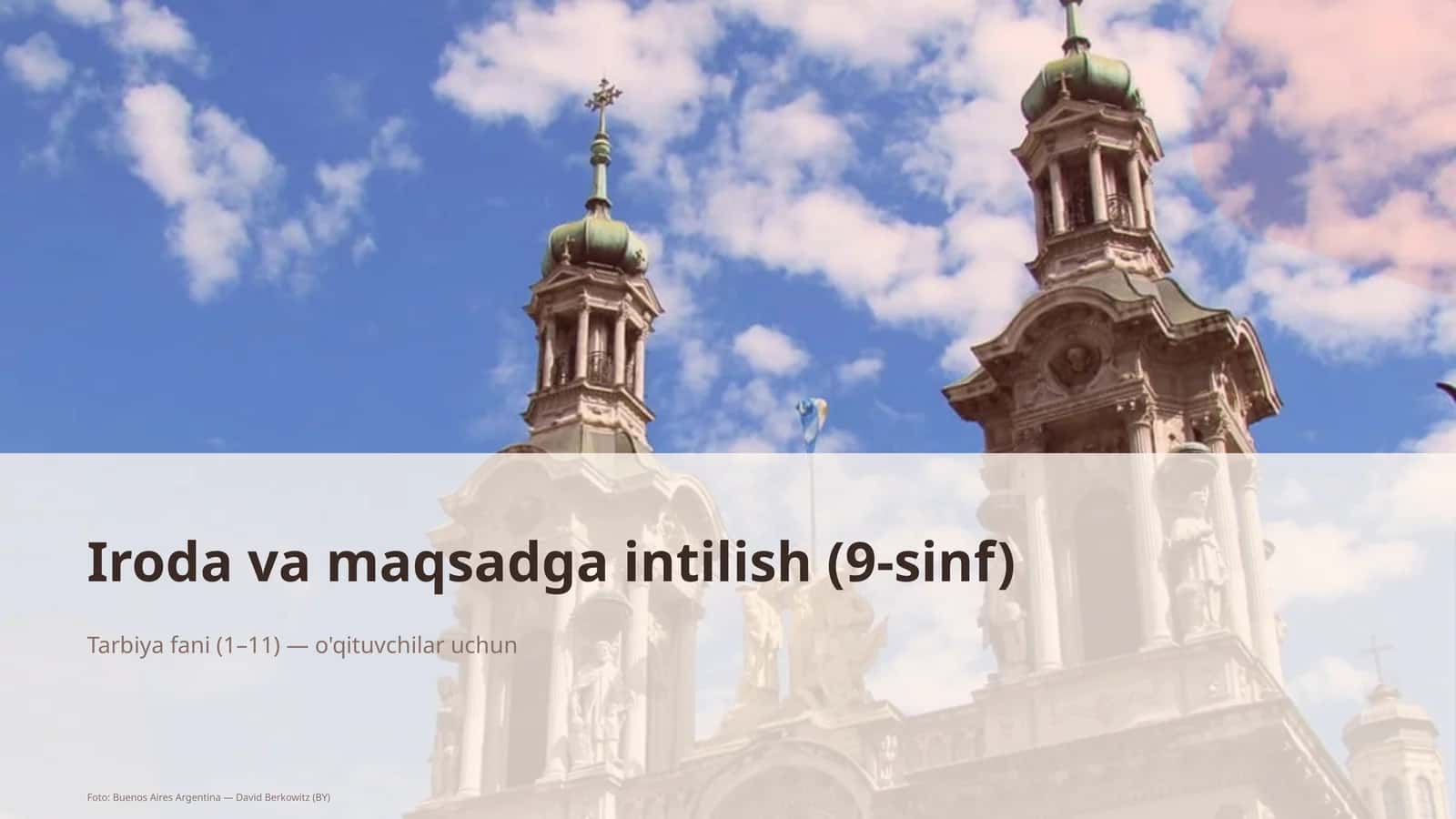 Iroda va maqsadga intilish (9-sinf)