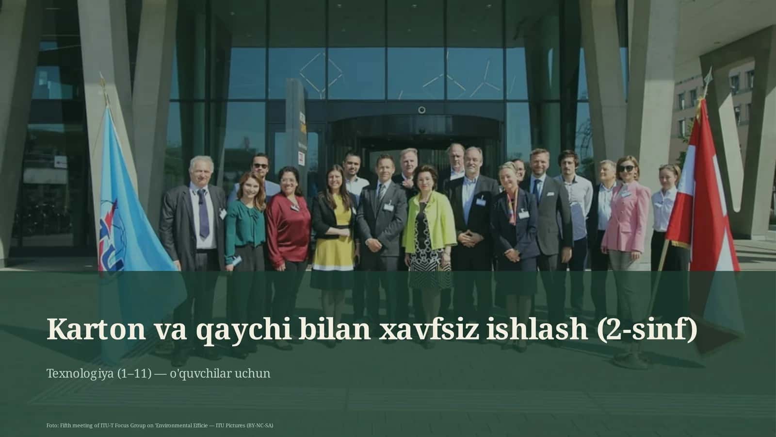 Karton va qaychi bilan xavfsiz ishlash (2-sinf)