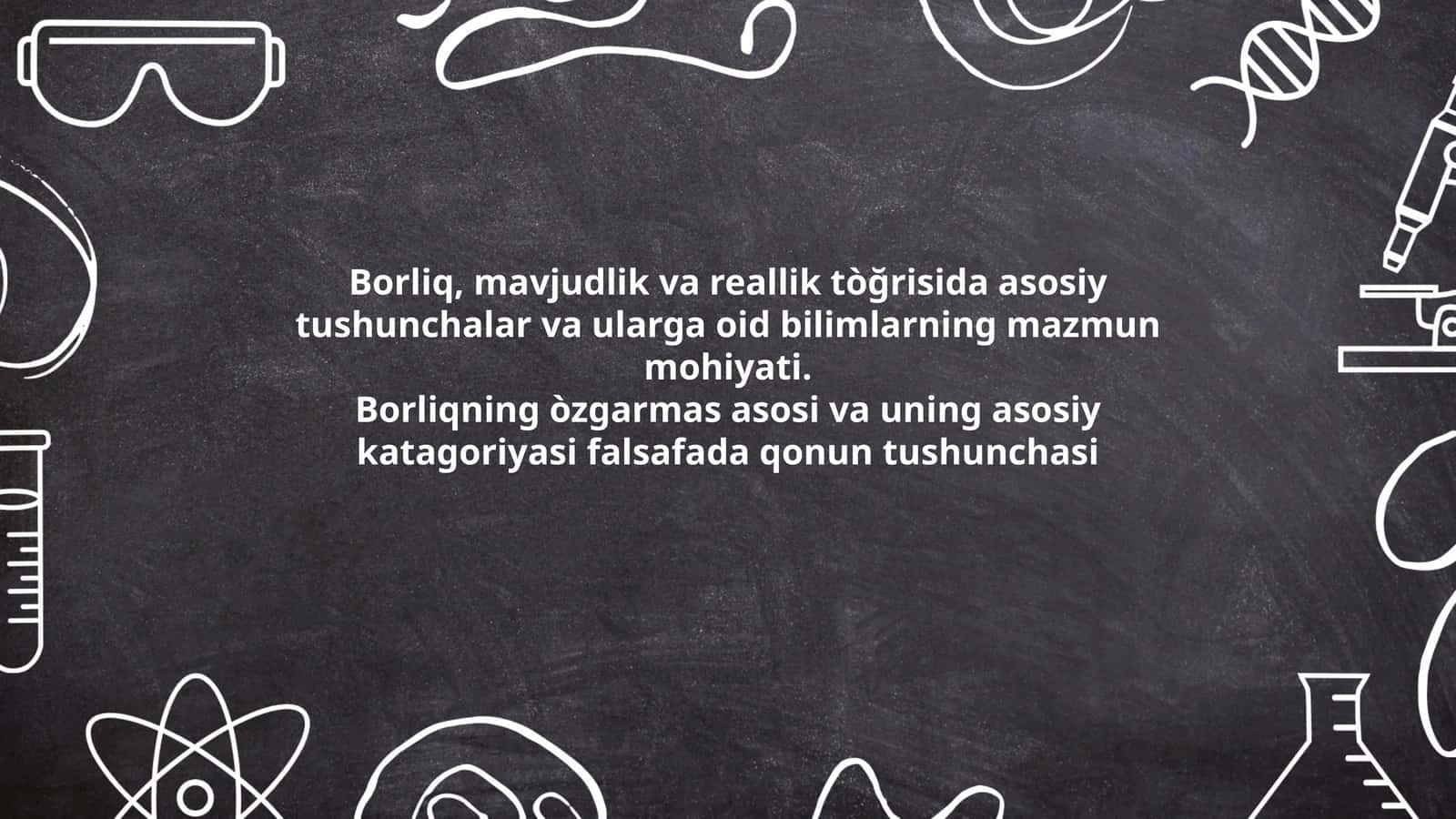 Borliq va Reallik