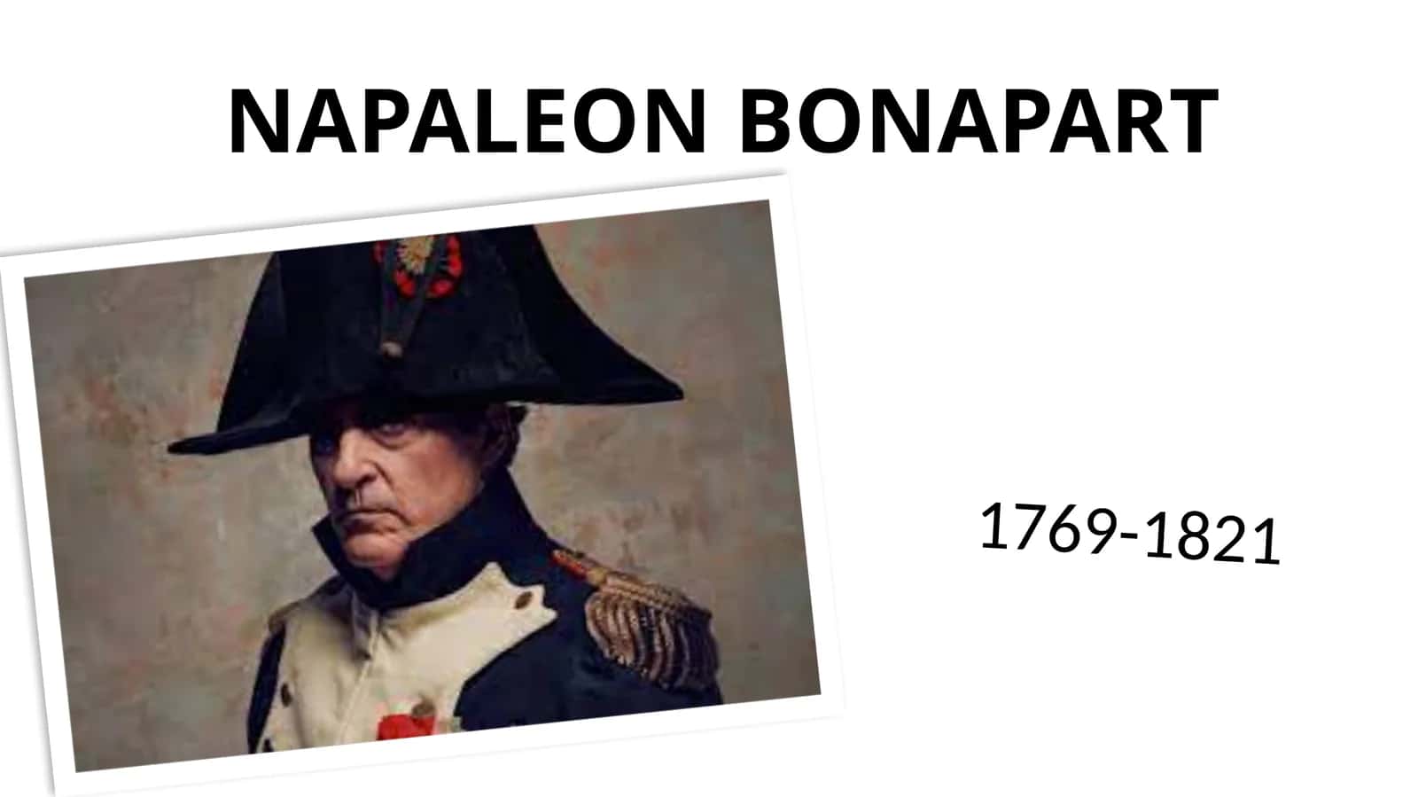 NAPALEON BONAPART