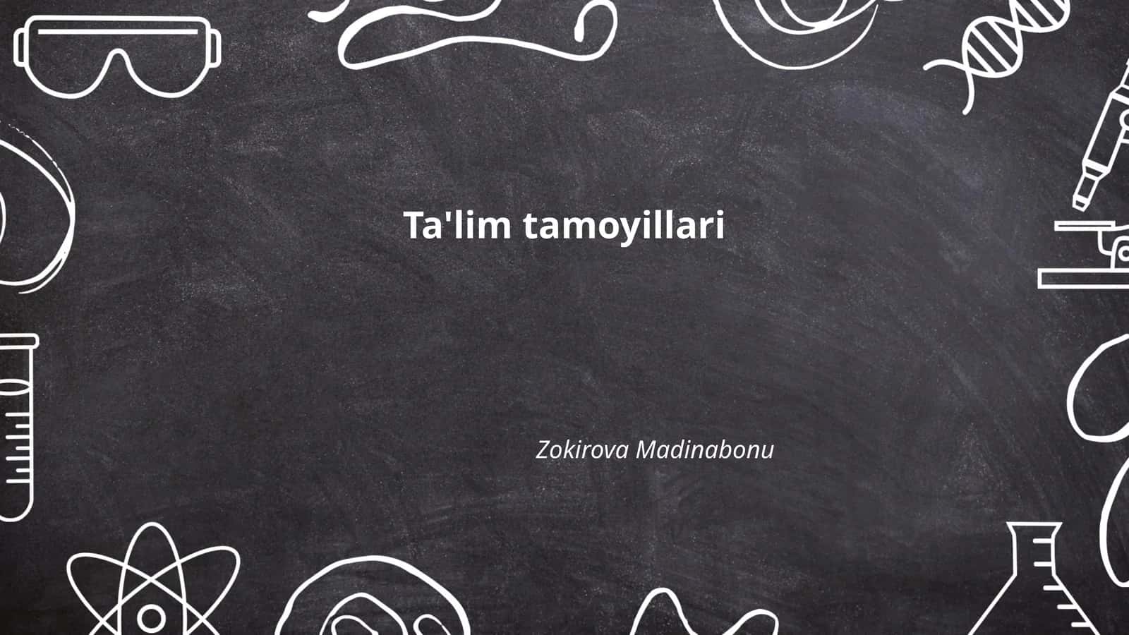 Ta'limda Interaktiv Usullar