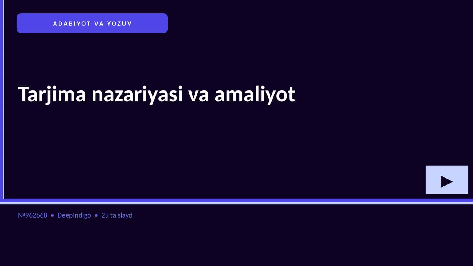 ADABIYOT VA YOZUV