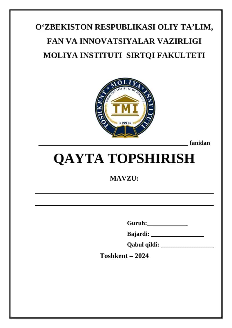 Xalqaro moliya tizimi