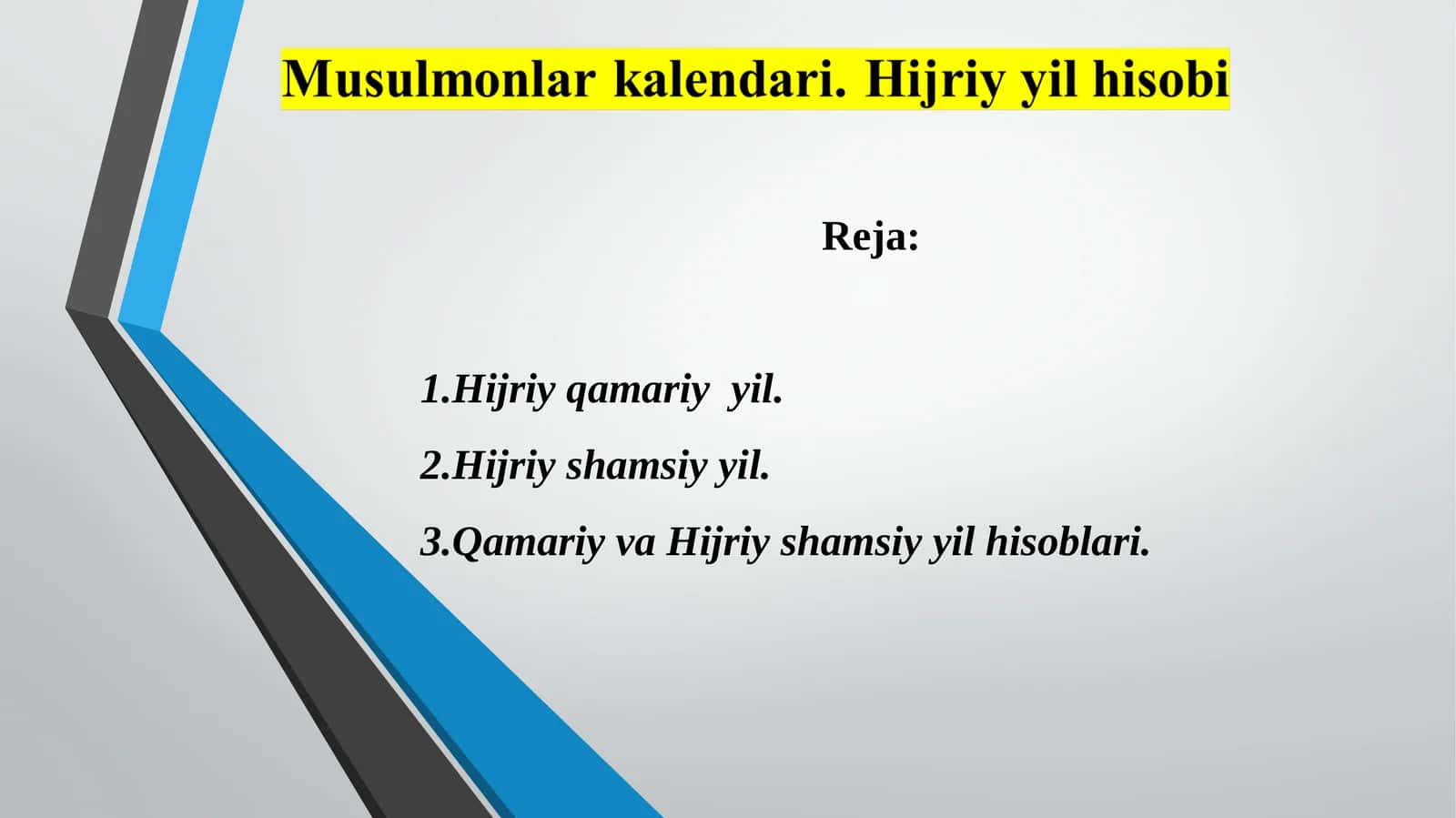 Musulmonlar kalendari