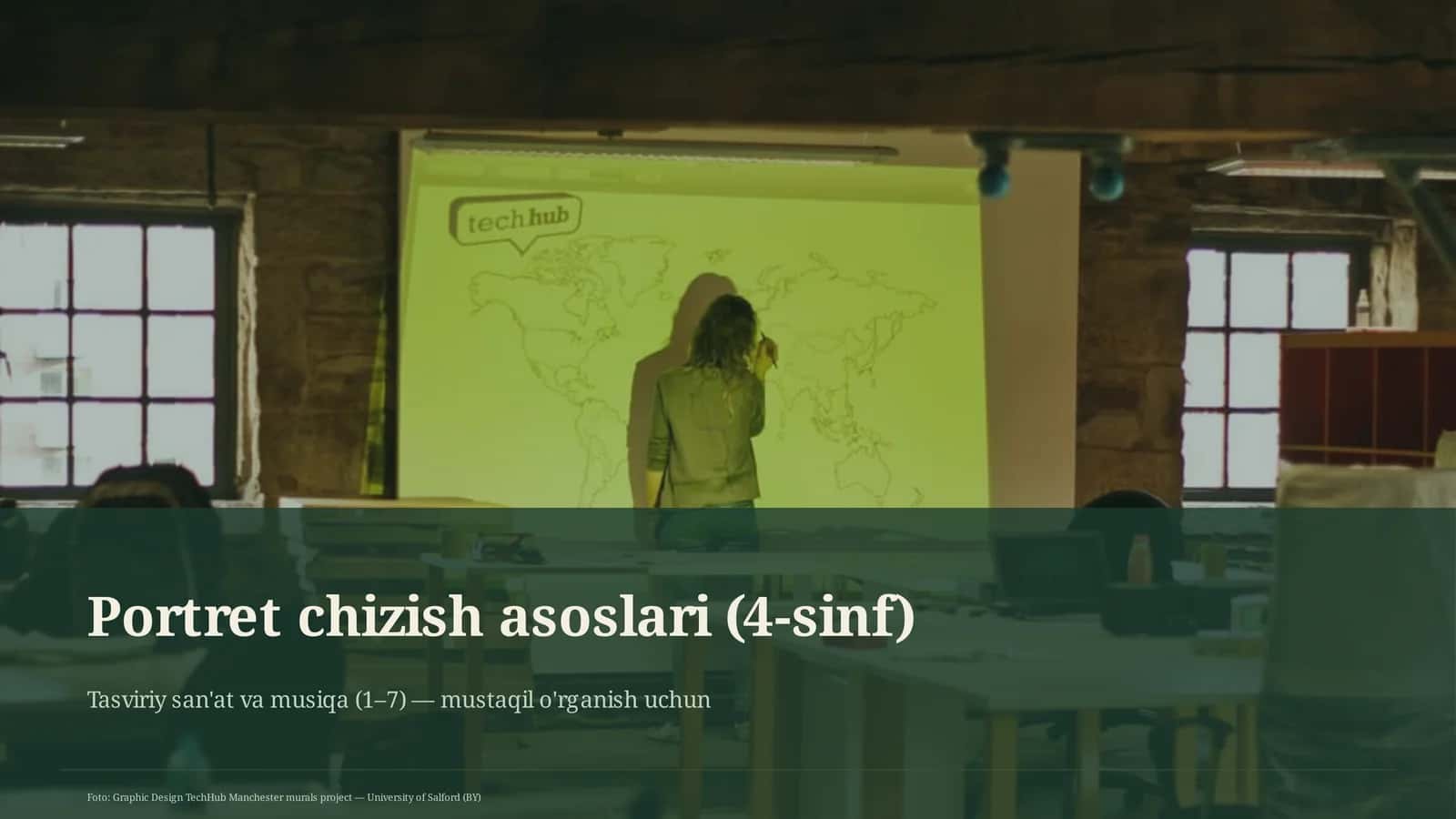 Portret chizish asoslari (4-sinf)