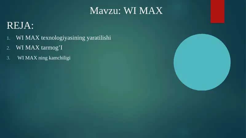 WIMAX