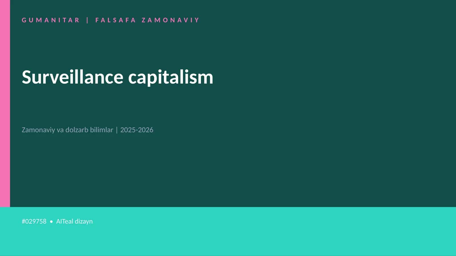 Surveillance capitalism