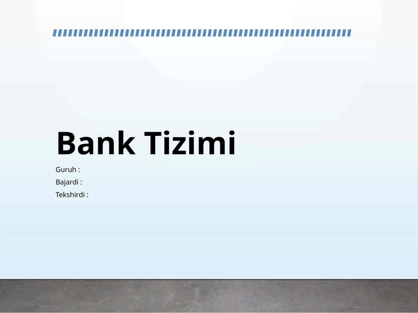 BankTizimi