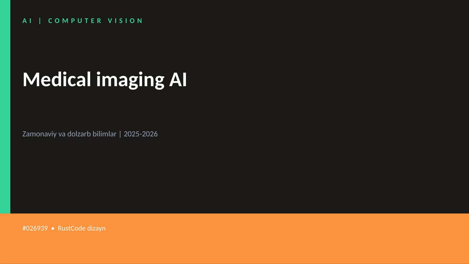Medical imaging AI