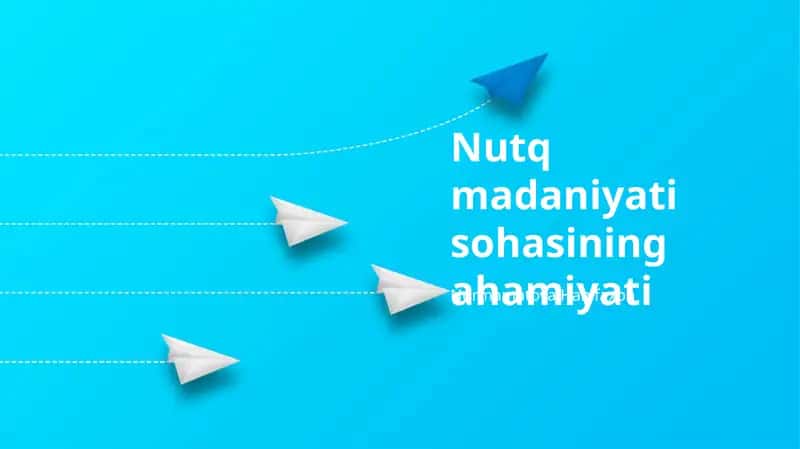 Nutq Madaniyati Sohasi