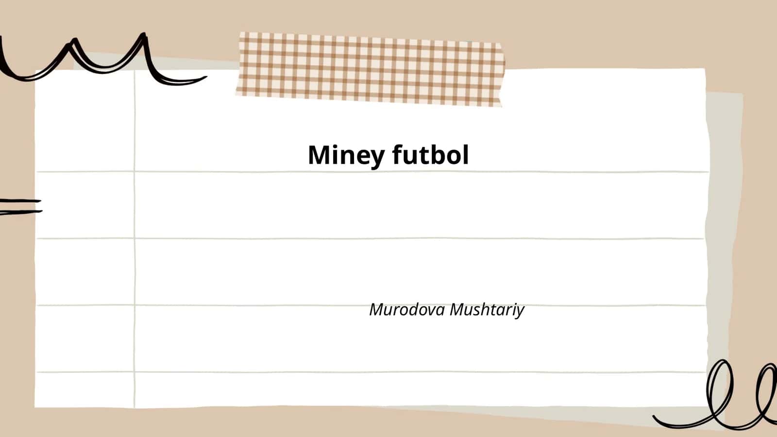 Mini futbol