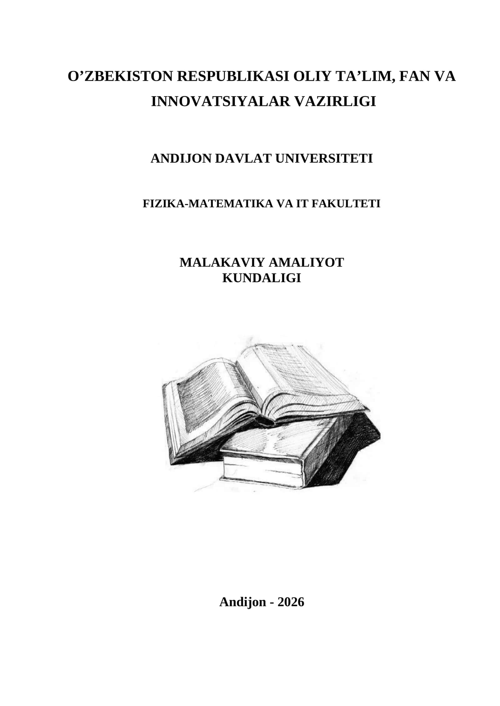 MALAKAVIY AMALIYOT KUNDALIGI
