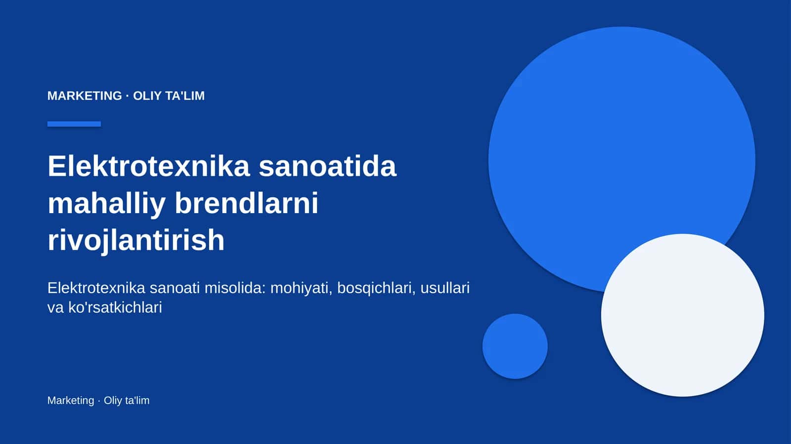 elektrotexnika sanoatida mahalliy brendlarni rivojlantirish 6392