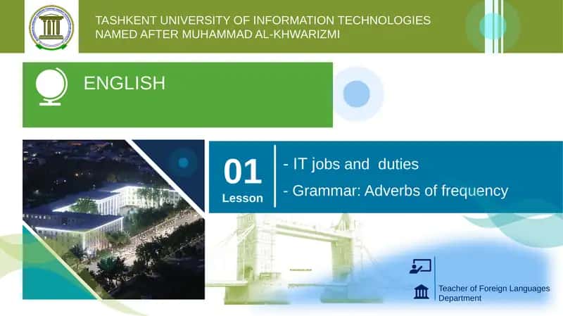 IT jobs and duties