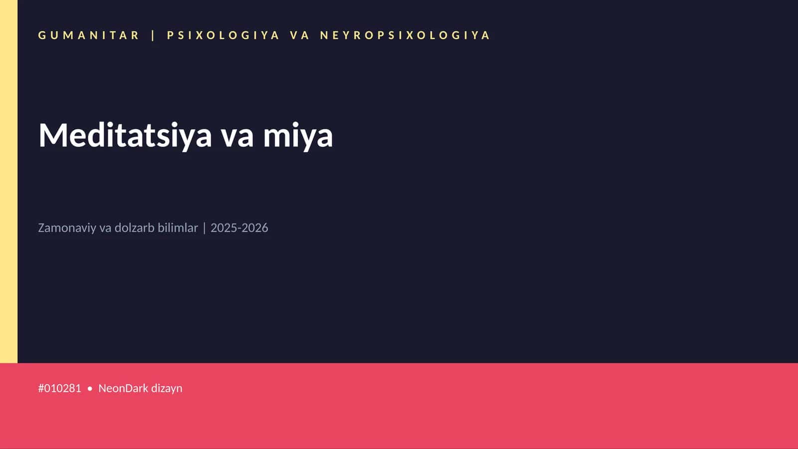 Meditatsiya va miya