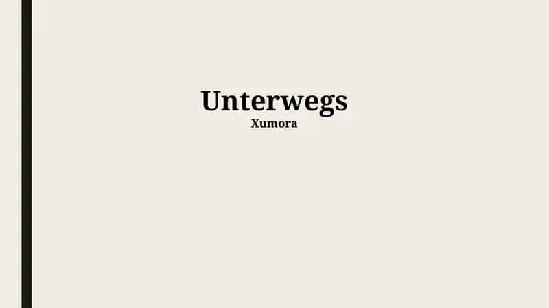 Der Weg beginnt