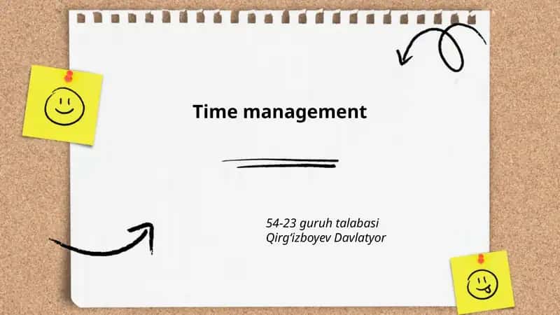 Time management