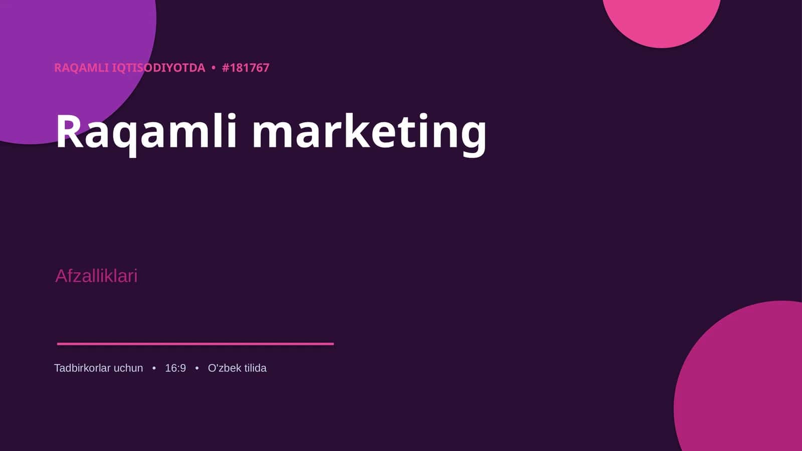 Raqamli marketing